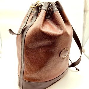 LONGCHAMP leather bucket bag. Excellent condition!